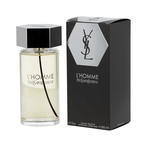 ysl yves saint laurent l'homme 200ml eau de toilette spray|yves saint laurent perfumes list.